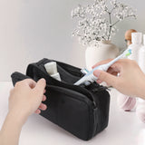 Mens Travel Toiletry Bag, Compact Haning Dopp Kit and Wash Bag for Men
