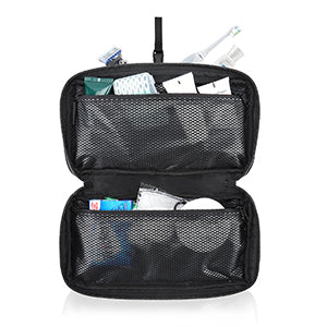 Mens Travel Toiletry Bag, Compact Haning Dopp Kit and Wash Bag for Men