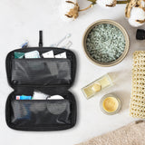 Mens Travel Toiletry Bag, Compact Haning Dopp Kit and Wash Bag for Men