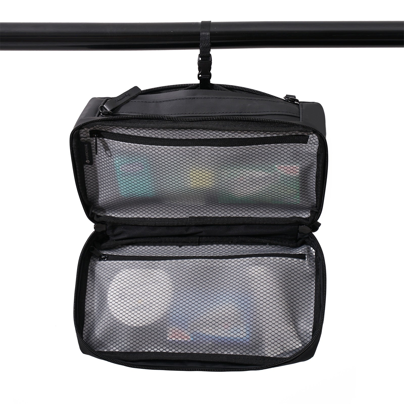 folding hanging toiletry bag