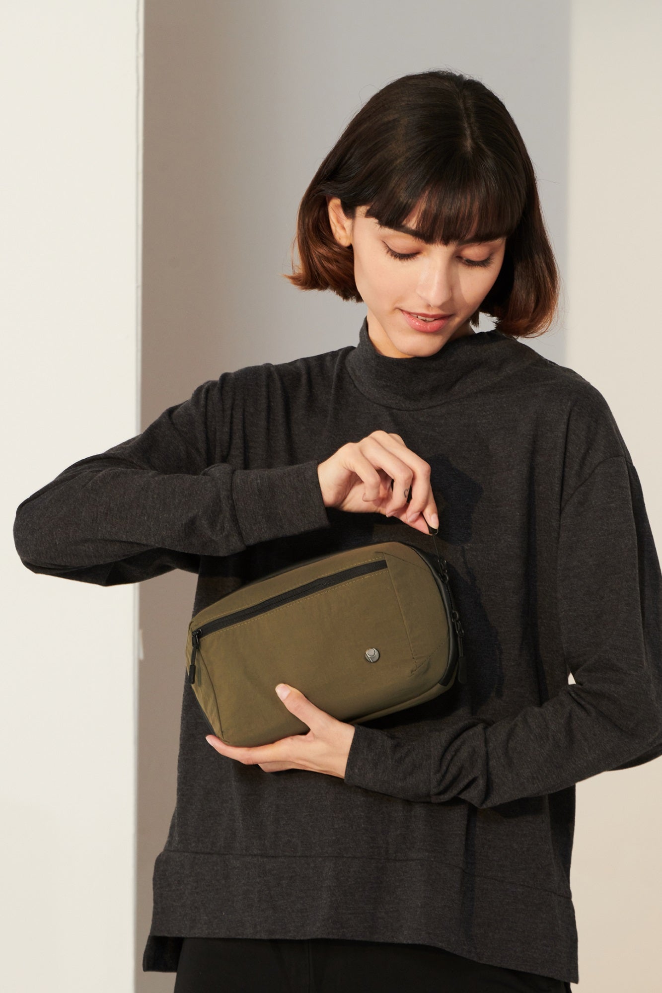 Origami-style Toiletry bag