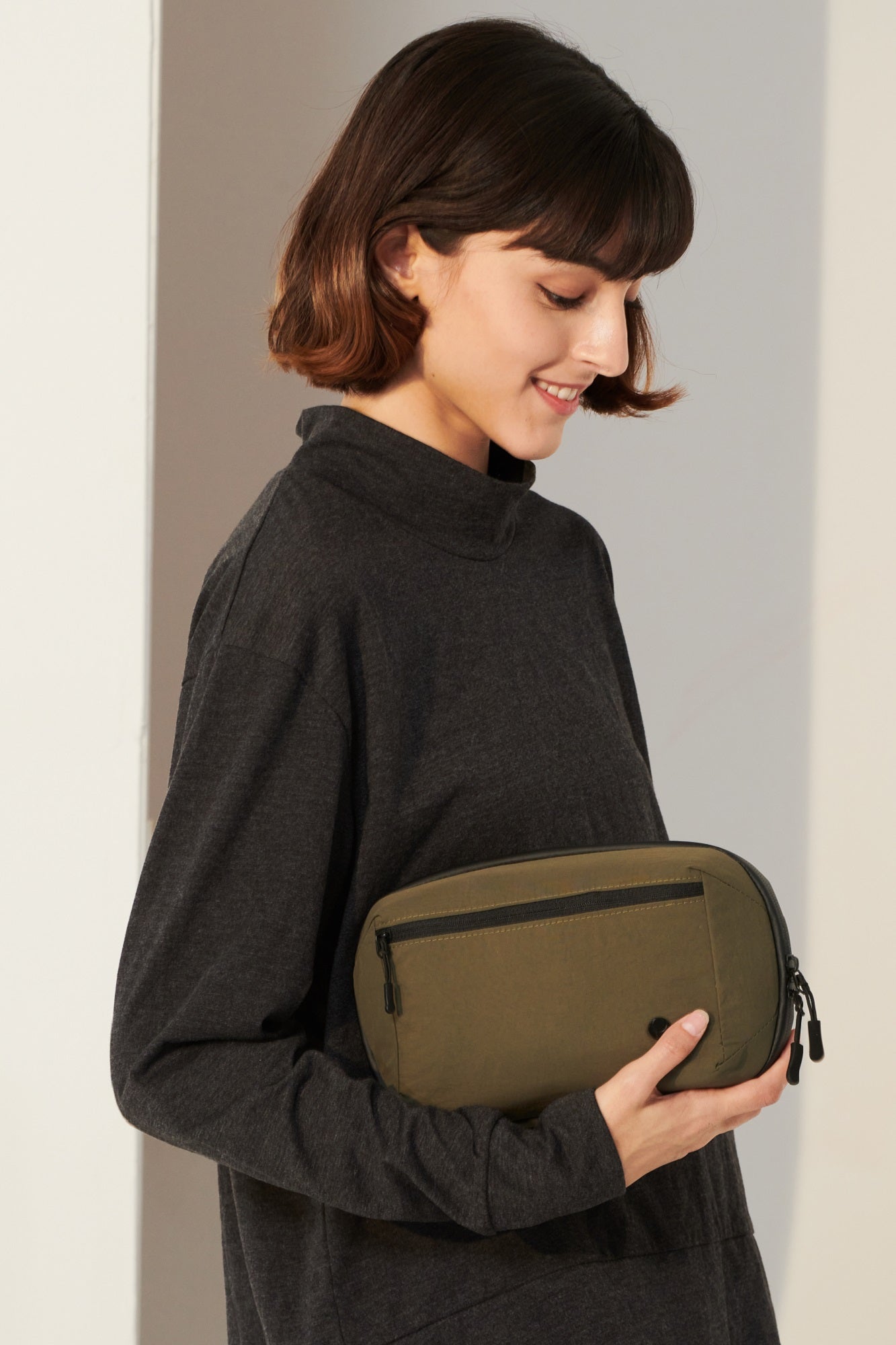 Origami-style Toiletry bag