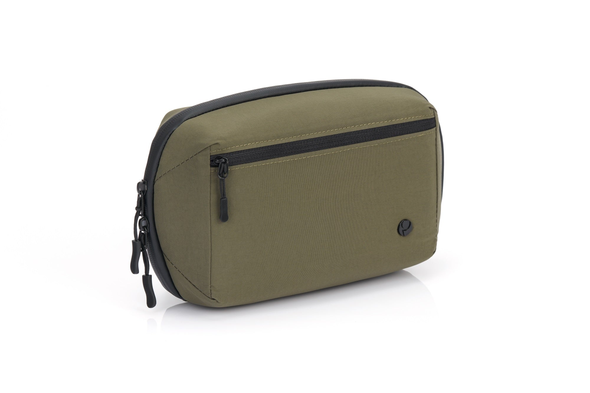 Origami-style Toiletry bag green color