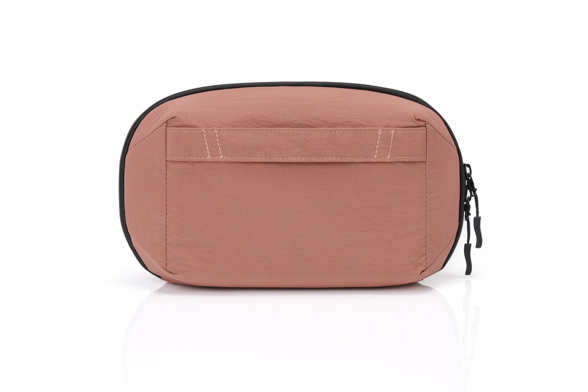 Origami-style Toiletry bag Pink back