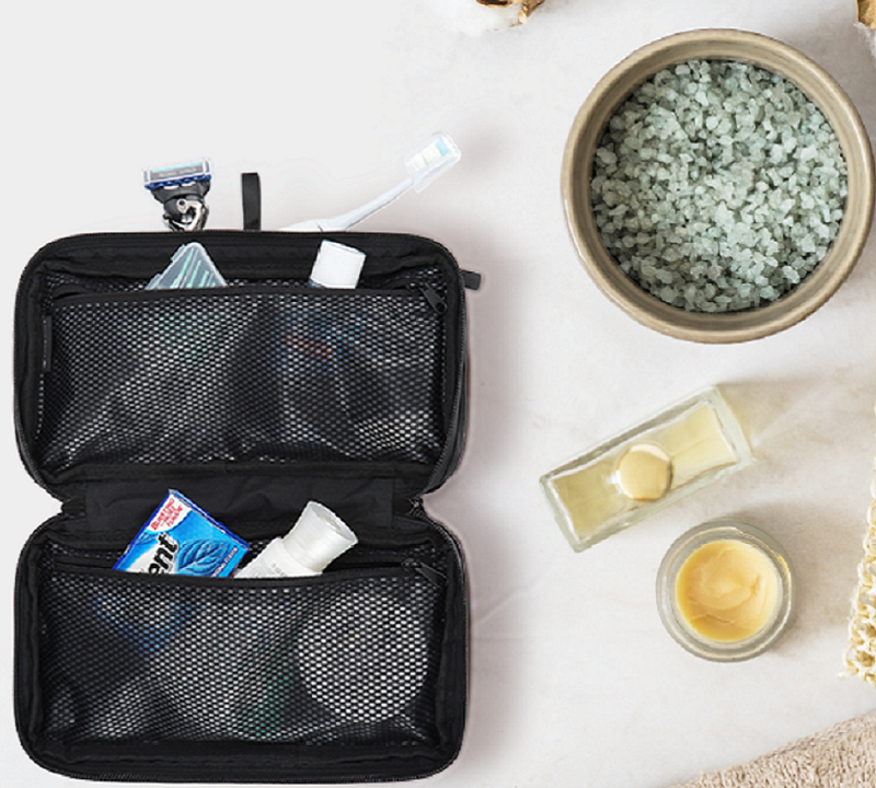 Guideline to clean your travel toiletry bag