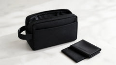 Purevave bag showing nylon exterior fabric and polyester lining materials.