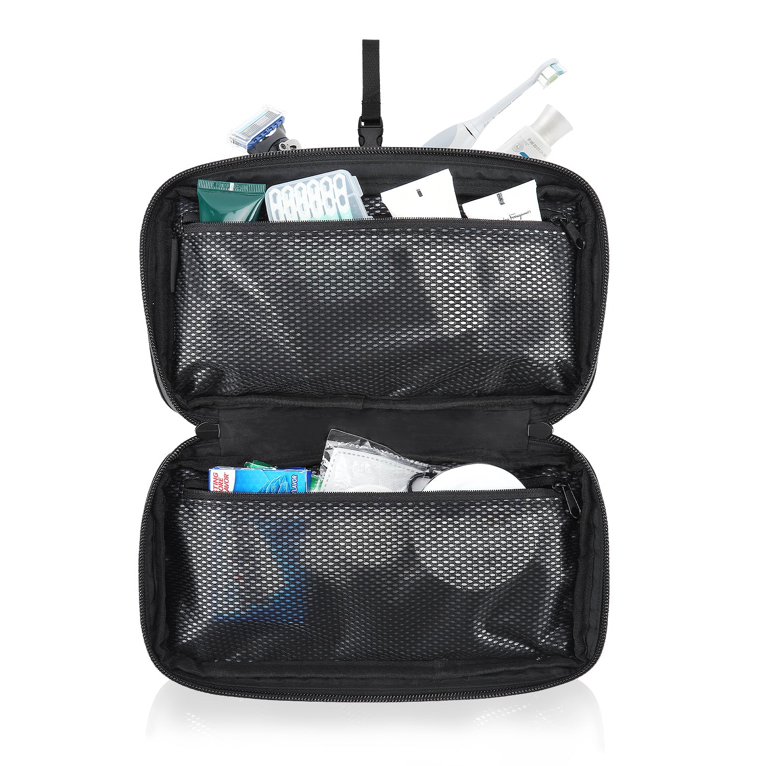 Waterproof Folding Toiletry Bag Multi Functional Wet And Dry