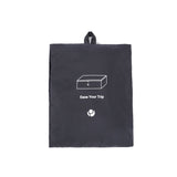 Black Foldable Packing cubes - a set of four
