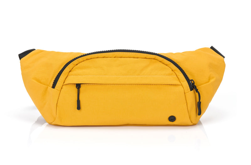 Mineral yellow women’s sling bag front view